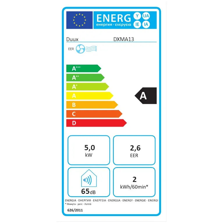 Duux DXMA13 North Smart Mobile 18000BTU Wit/zwart